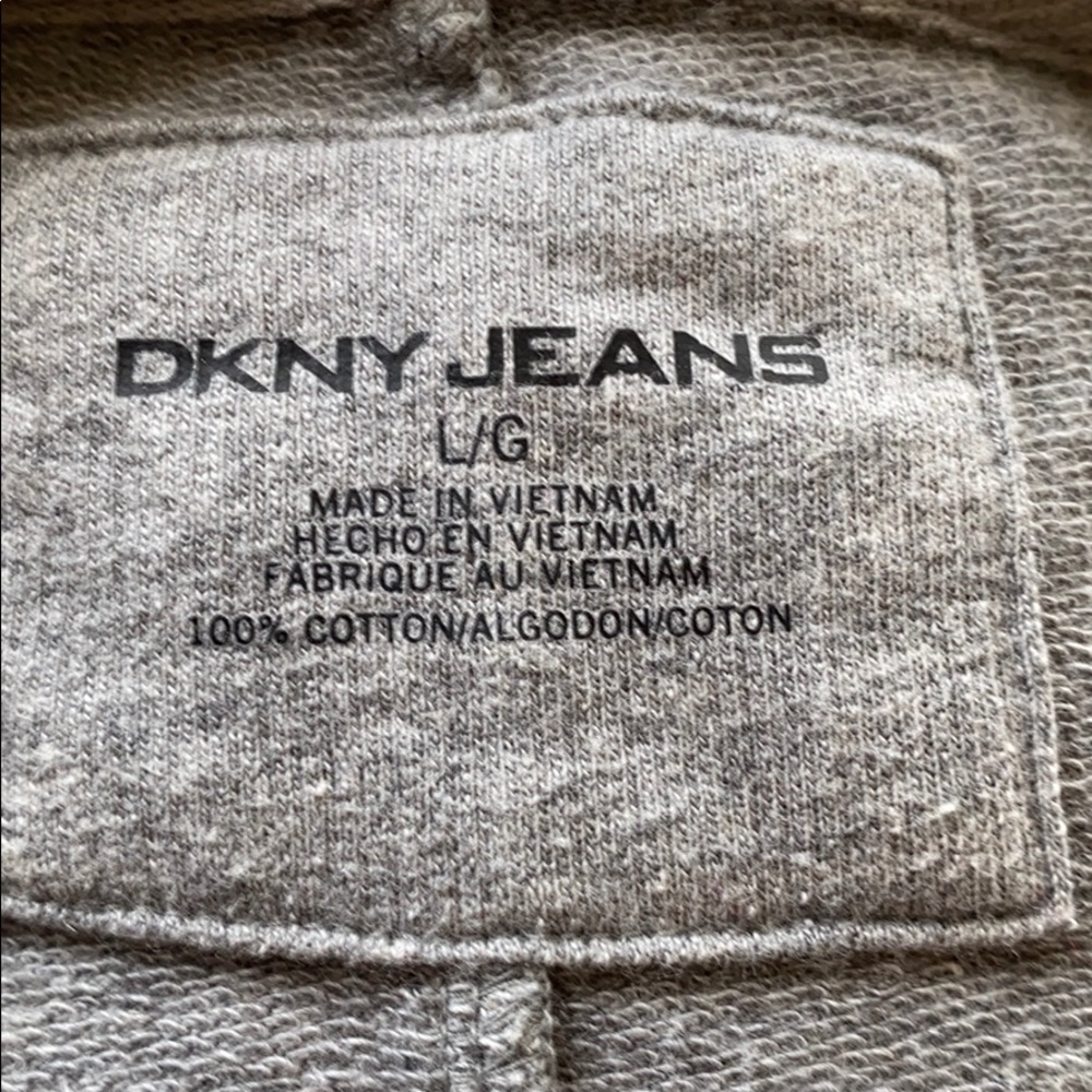 GUC DKNY Jeans sweatshirt sz L - Picture 2 of 5